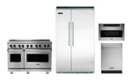 Viking 5 Series Kitchen With 48" Induction Range & Refrigerator New. Price: $30288.00.