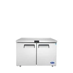 Atosa MGF8403GR, 2-DOOR 60" Wide Under Counter Cooler With 5 Years Warranty New. Price: $2848.00.