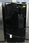 GNE25JGKBB 33" Black 24.7 Cu. Ft. French Door Refrigerator Nob #160153 Open. Price: $1479.00.