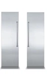 Viking Series 60" Refrigerator Freezer Column VRI7300WRSS / VFI7300WLSS Open. Price: $17000.00.