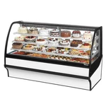 True TDM-R-77-GE/GE-W-W 77" White Refrigerated Bakery Display Case New. Price: $10014.42.