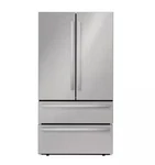 Sharp 36" 22.5 Cu Ft Counter-depth French Door Refrigerator Stainless Steel Used. Price: $1062.49.