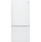 GBE21DGKWW 30" White 21.0 Cu. Ft. Bottom-freezer Refrigerator Nib #136631 Bp New. Price: $845.00.