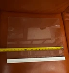 Vissani Refrigerator Model # MDTF10BK Glass Shelf W- 17.25 / D- 14 Used. Price: $39.00.