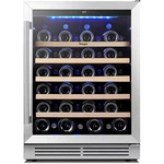 Yeego 24" Wine Cooler Fridge Red/white 40 F-65 Hold 52 Bottles Home/bar Open. Price: $385.99.