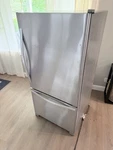 Whirlpool WRB322DMBM00 Bottom Freezer Refrigerator Stainless Steel 20-25 Cu Ft Used. Price: $250.00.