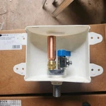 Ips Water-tite Ice Maker Box W/ Brass 1/4 Turn Valve 1/2" Mip Inlet Metal Body Open. Price: $14.00.